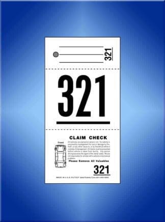 3-Part Valet Tickets With Car Diagram On Front 1,000 #VT3-CF 3-Part Valet Tickets With Car Diagram On Front 1,000 #VT3-CF