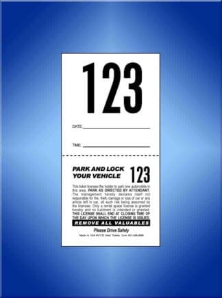 2-Part Self Parker on Color Stock 1,000 #VT2B 2-Part Self Parker on Color Stock 1,000 #VT2B